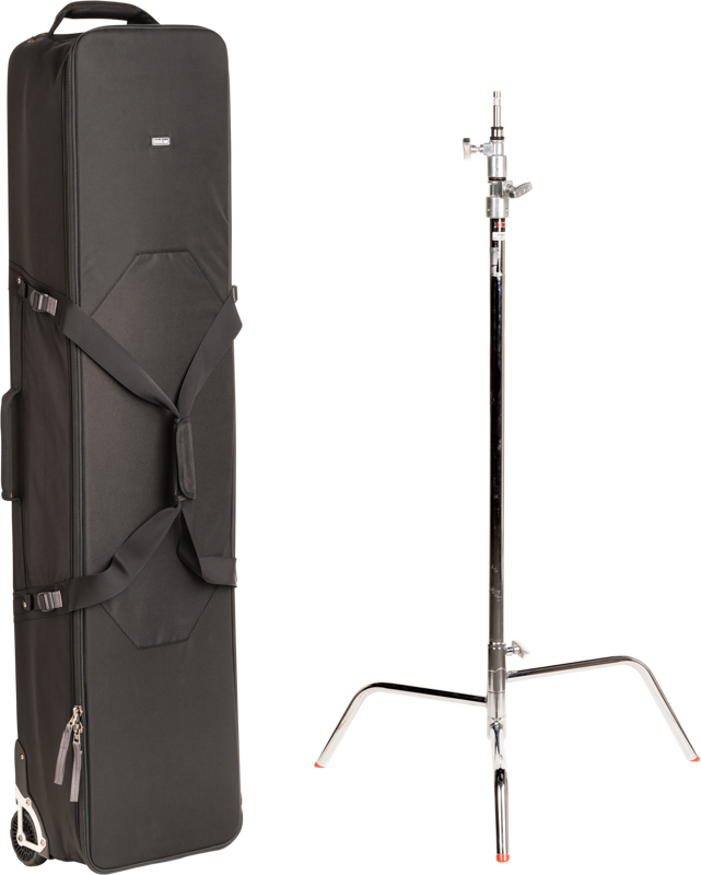 Product Image for Valiza cu role pentru trepiede Think Tank Stand Manager 52, Black