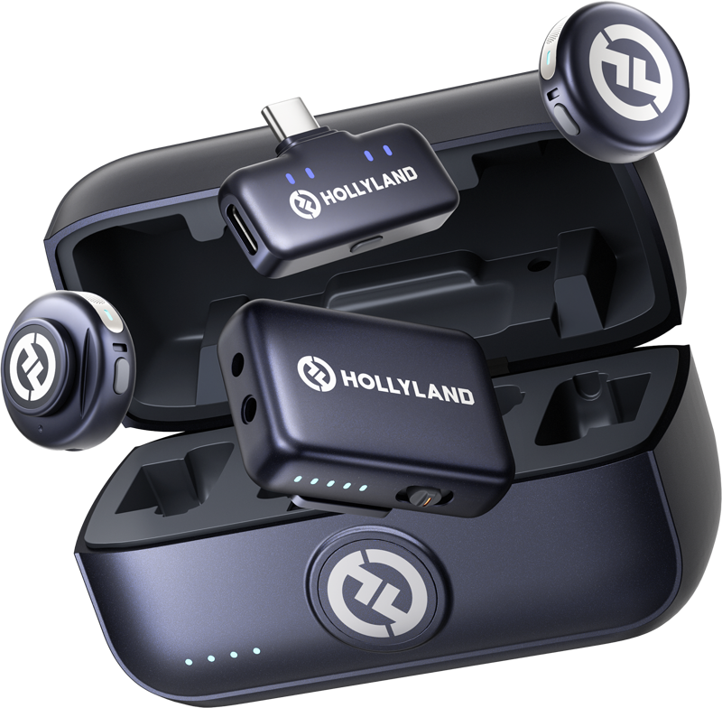 Product Image for Kit Hollyland Lark M3 Combo 2TX+2RX, USB-C, Camera RX, 2x microfon wireless